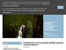 Tablet Screenshot of jefvanroosbroeck.be